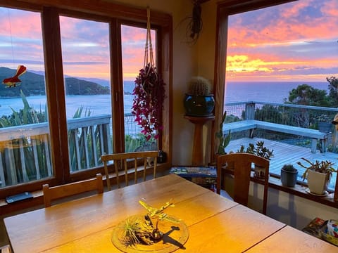 Sunset from the dining room