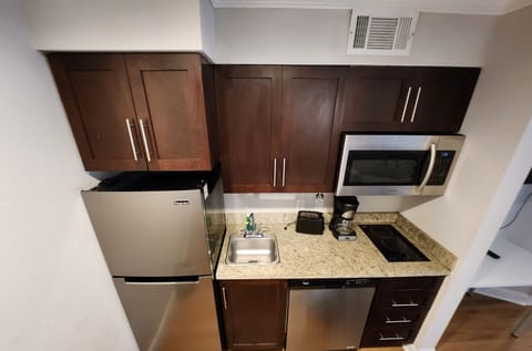 Fully stocked with the basics to whip up a home-style meal.