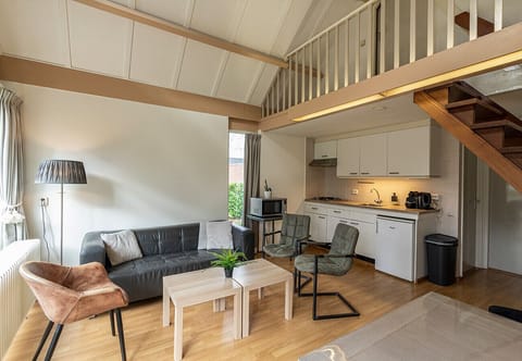 Bungalowpark Simpelveld – Delta 142 EEZZ Living room kitchen dining table