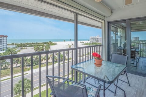 Happiness Comes In Waves! Welcome to Estero Cove 561 - a budget friendly Island Condo with a Gulf View from the Screened In Lanai