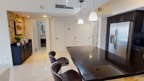 Full Kitchen with stainless steel appliances 