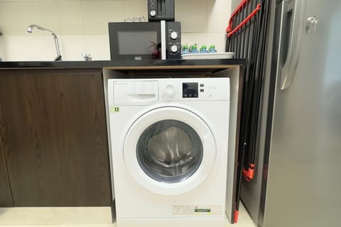 Enjoy a fully equipped kitchen, complete with modern appliances and a dishwasher to make cleanup effortless.