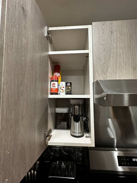 Local coffee beans, grinder, sugar, creamer, some spices!