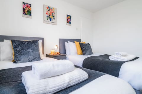 Bedroom 1 with two single beds