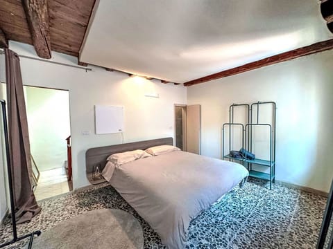 Furniture, Interior Design, Floor, Flooring, Bed, Wall, Bedroom, Ceiling, Wood, Bed Sheet