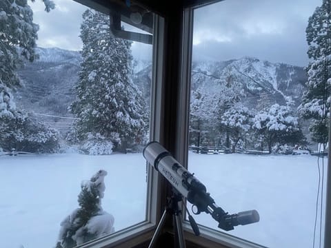 Amazing mountain views from the living room