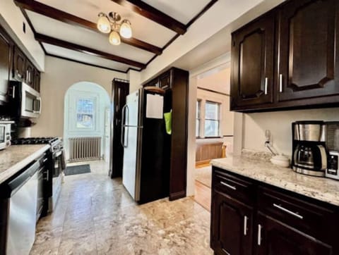 Fully equipped kitchen with drip coffee maker