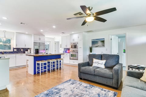 Living Room | Queen Sleeper Sofa | Central A/C & Heat | Free WiFi