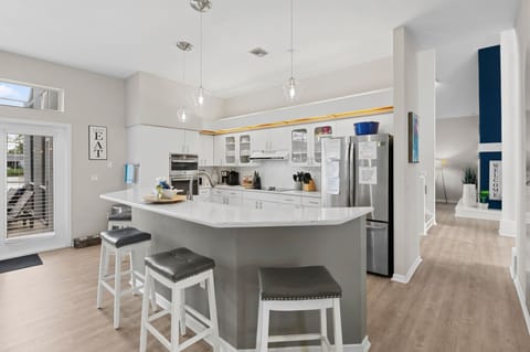 Our fully stocked kitchen