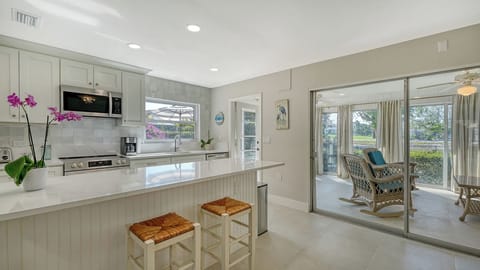 Back door into kitchen