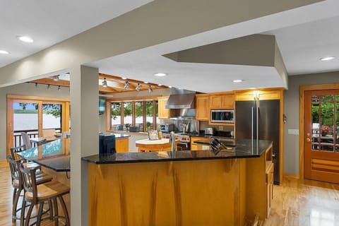 Dishes, glassware, utensils, pots/pans, drip coffee pot, toaster, blender & more