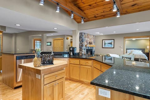Fully stocked kitchen