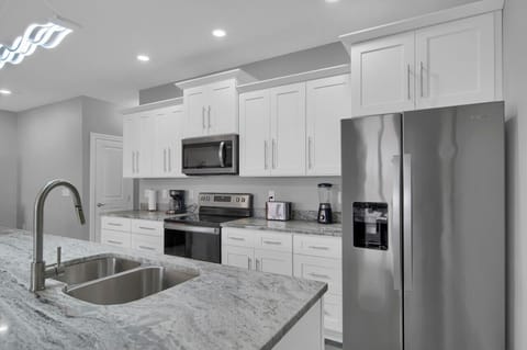 Fully equipped kitchen stocked with all your cooking necessities and more!