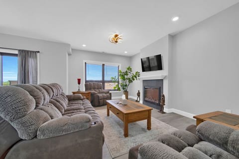 Relax and watch a movie with family and friends