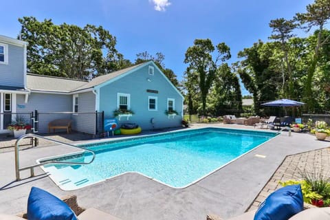 Start your days with a refreshing dip in the sparkling inground pool