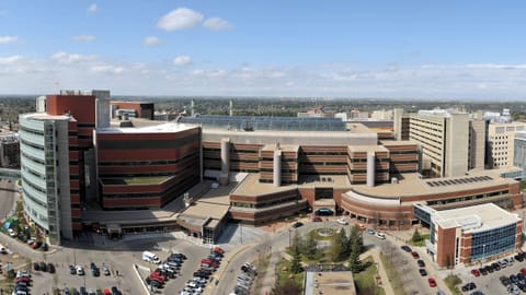 Near the University of Alberta Hospital