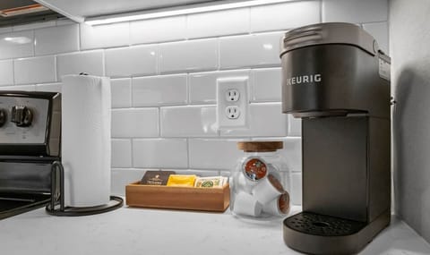 Tea or Coffee? Have Both! We've got you covered! Enjoy a hot beverage of your choice with our complimentary Tea and Coffee Bar.