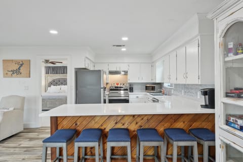 Fully stocked kitchen