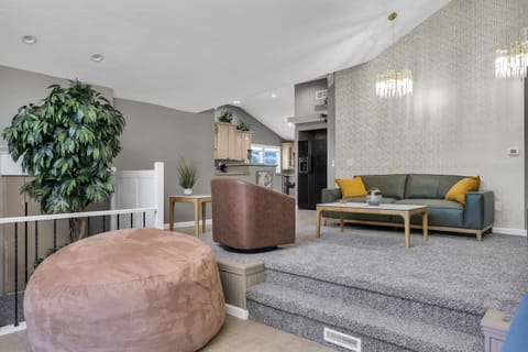 Everyone will find a place to gather and relax with all the seating choices