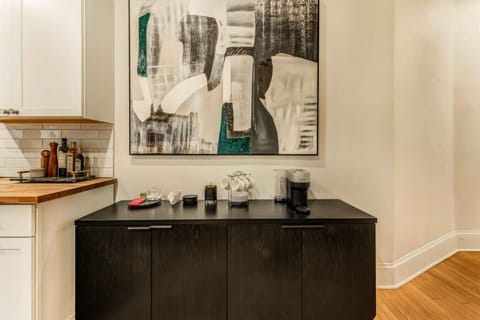 Perfect for coffee lovers, enjoy a cozy Nespresso corner to kickstart your day.