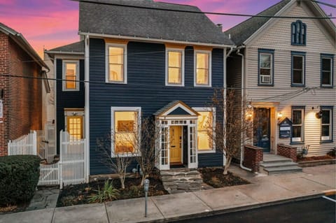 Charming Facade of Our Entire Home in the Heart of Downtown Stroudsburg – Your Perfect Stay Awaits!