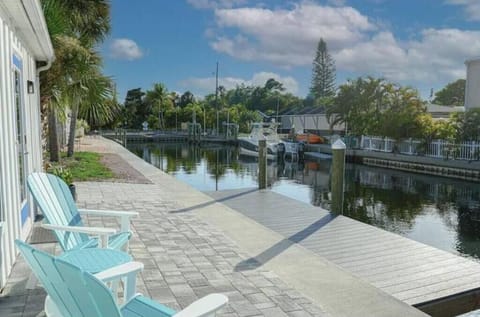 Back Patio Canal and Private Dock