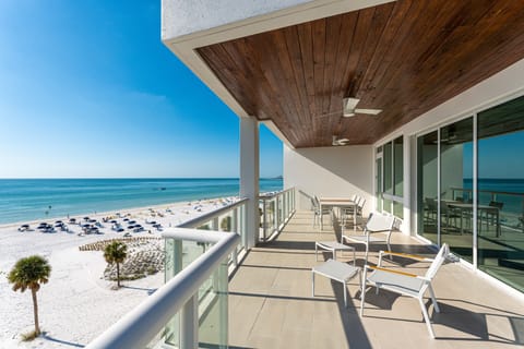Private Terrace with Direct Gulf View