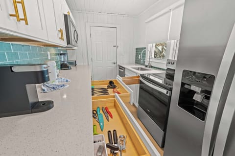 Fully stocked kitchen