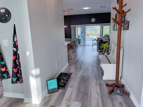 Front Entry Hallway,  kindly remove your shoes 