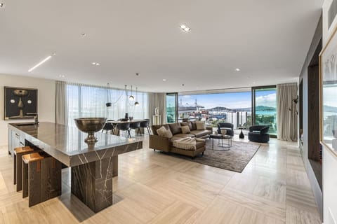 Kitchen Island, Living Room & Dining Room