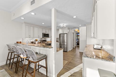 Our fully stocked kitchen