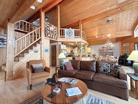 Living Room with open floor plan