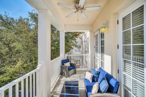 Cozy Balcony for Morning Coffee or Evening Drinks