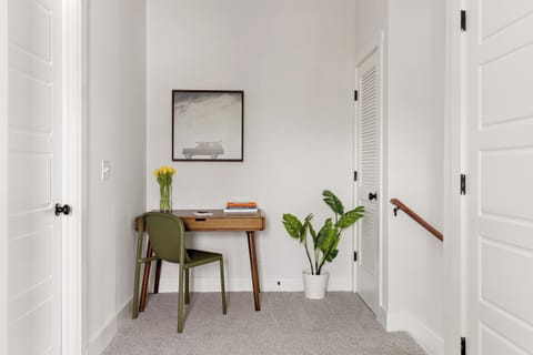 Laptop-friendly table.