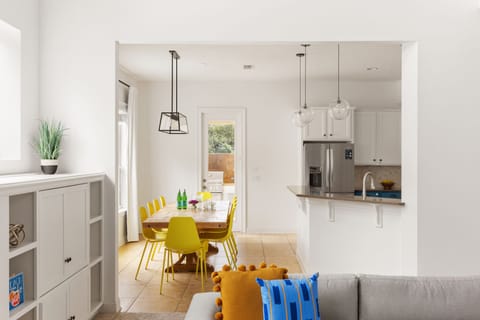Kitchen dining area.