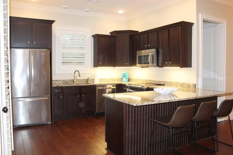 Fully stocked kitchen