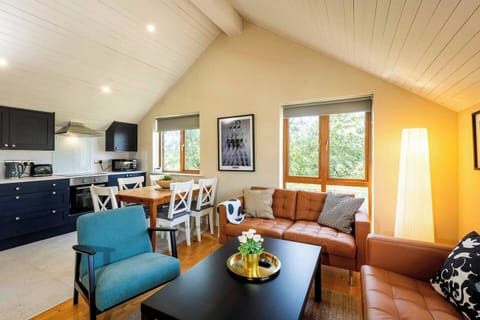 Open plan living and kitchen loft style