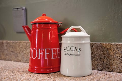 We provide coffee and sugar for our guests, just bring your favorite creamer or milk.