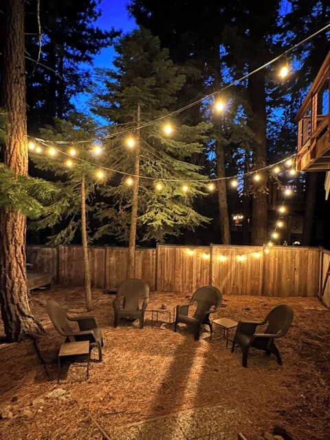 Outdoor lighting ensures you can enjoy an evening under the stars surrounded by friends and family. (backyard not accessible in winter months)