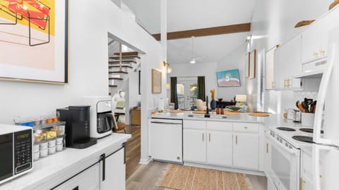 Whip up a grand meal or spread out your takeout feast in the spacious kitchen. 