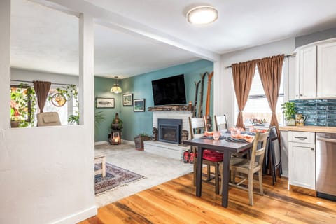 Our kitchen table is a great place to have dinner with loved ones.