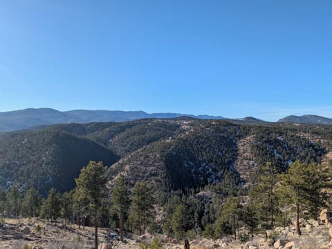 Outside view back center porch