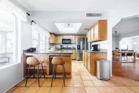 Kitchen with Bar Seats