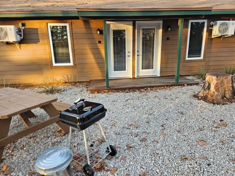 Condo #2 shares porch with Condo #3 