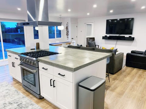 Fully stocked with essentials, plus a toaster, blender, air fryer, and more.