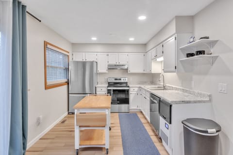 Kitchen with ice maker