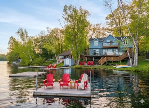 Lakefront bliss: cozy cottage, sunny dock, perfect for relaxing and making memor