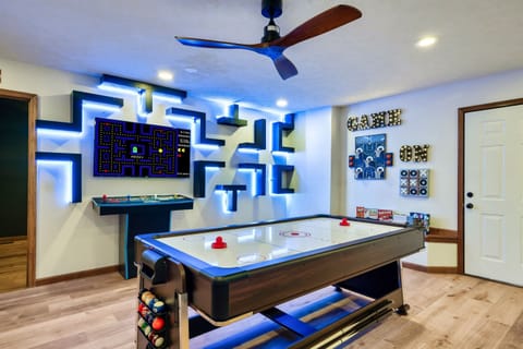 Challenge your group in the game room with arcade games, air hockey, pool, and ping pong.