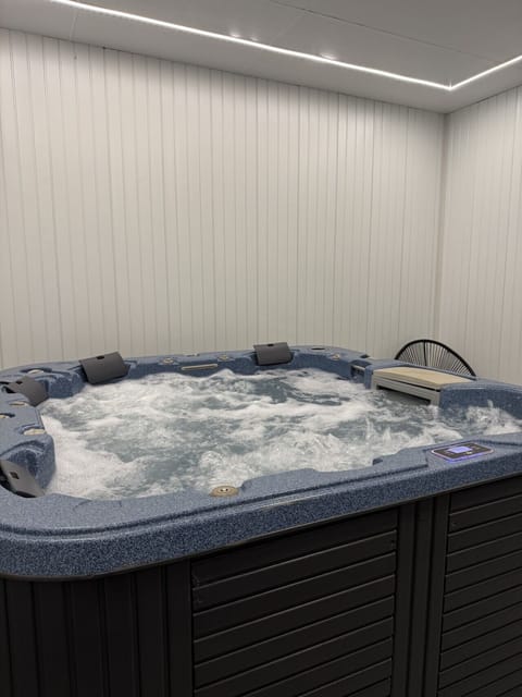 Heated undercover spa