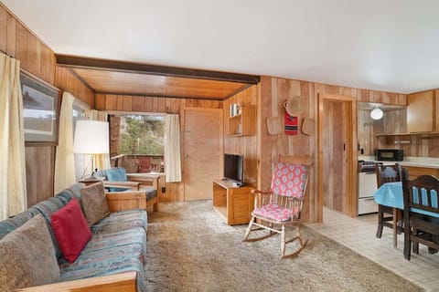 Living room with smart TV.